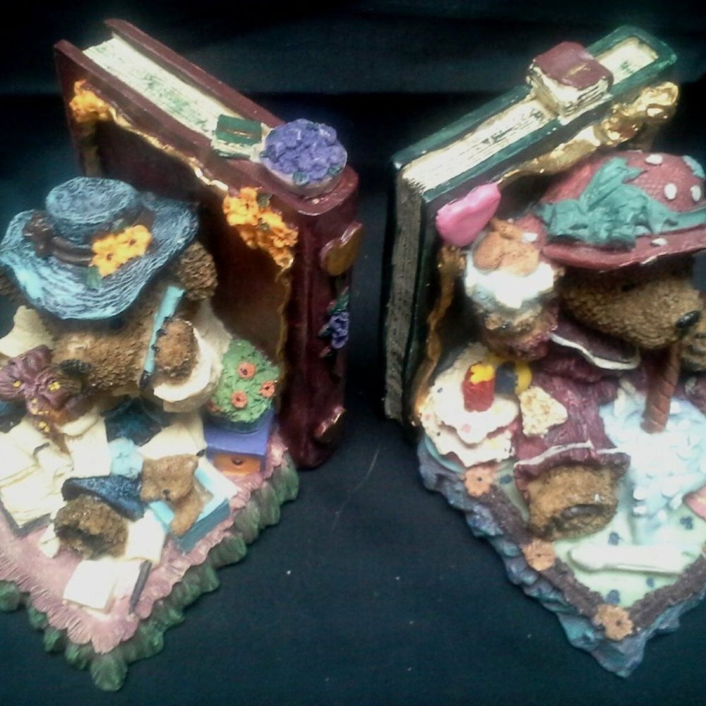 Storybook Bears Heavy Resin Bookends